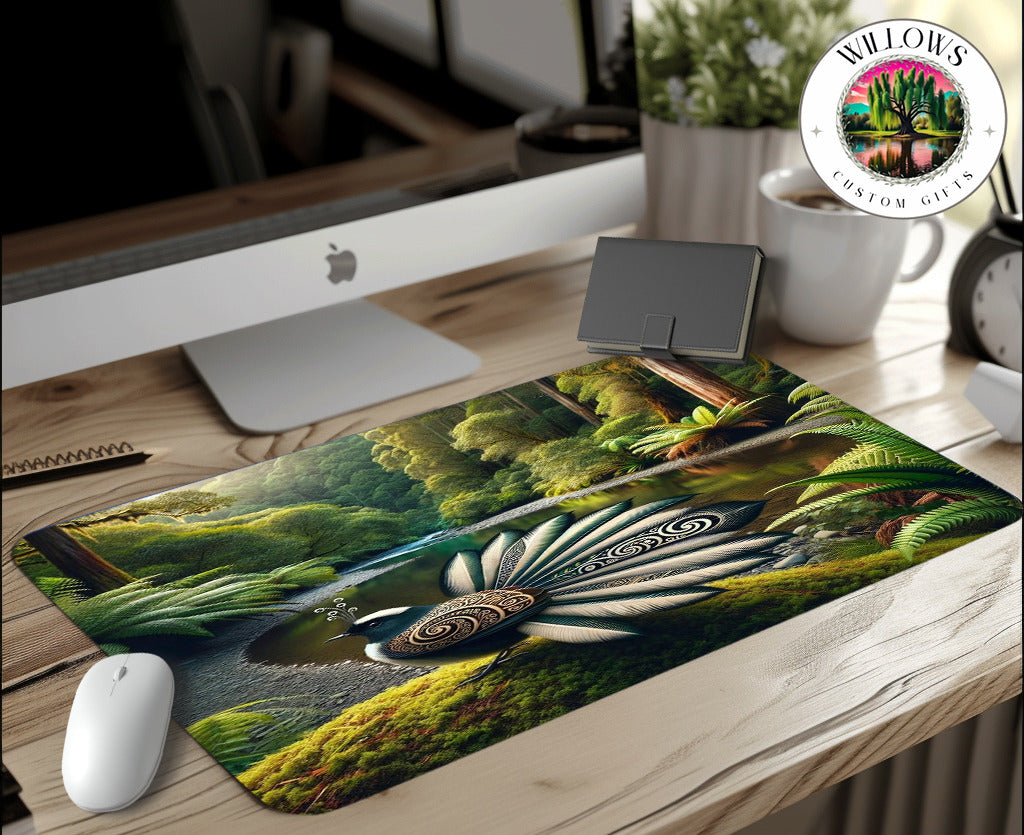 Fantail In Enchanted Forest