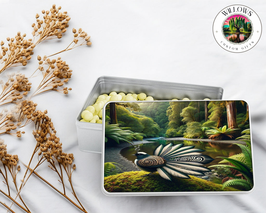 Fantail In Enchanted Forest